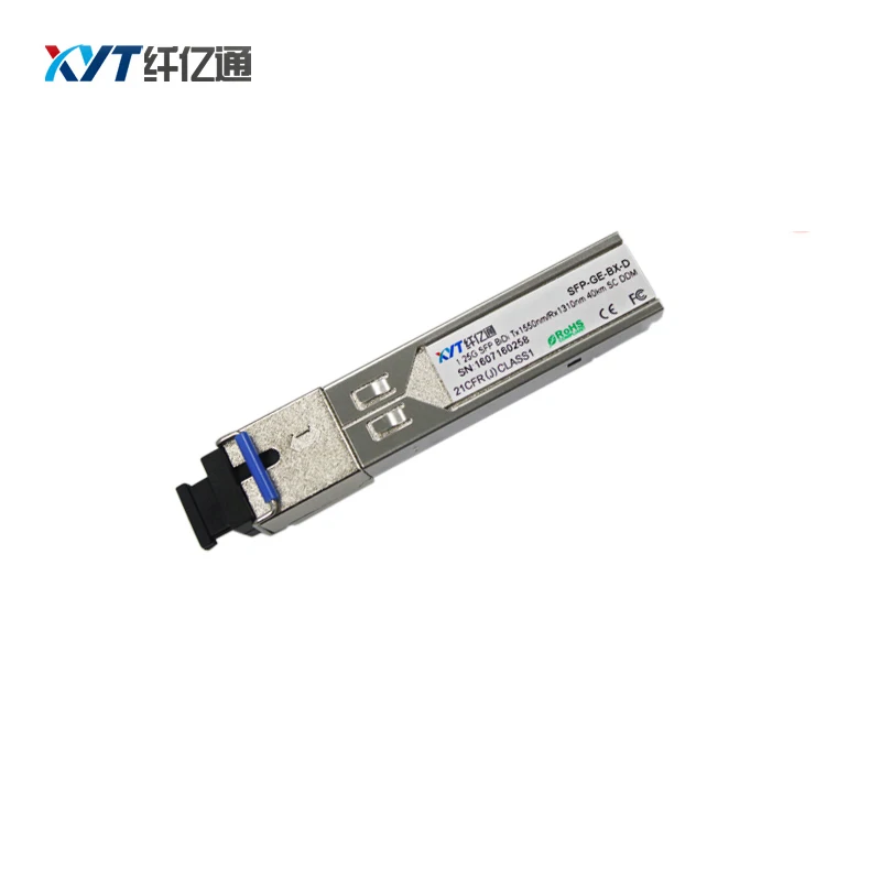 1 пара Comaptible с TP-Link Ruijie D-link JUNIPER 155M 1310/1550nm SC волоконно-оптический SFP трансивер 40 км DDM