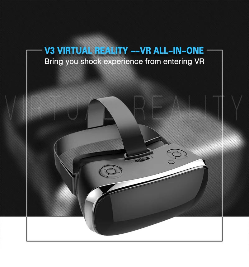 Новые V3H VR очки все в одном Виртуальная реальность 5,5 дюймов 2K дисплей 3 ГБ/16 ГБ действия S900 четырехъядерный 1,7 ГГц Wifi 4000 мАч VR очки