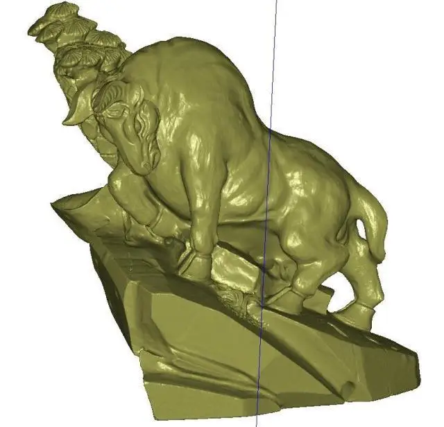 

3D model relief stl format sculpture for CNC machine Spanish bullfighting