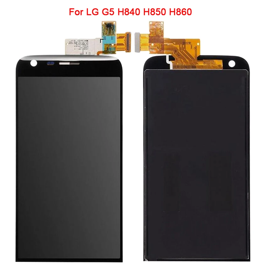 ЖК дисплей + дигитайзер Сенсорное стекло рамка в сборе для LG G5 H850 h840 H830 H860 запасные