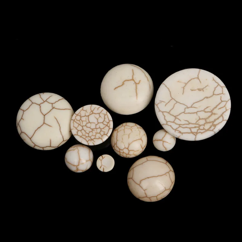 Новинка 2018 высококачественный синтетический белый бирюзовый камень Howlite