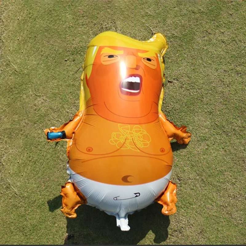 Angry Baby Trump фольги Воздушные шары забавная игрушка Дональд Трамп воздушные шары YJS Прямая поставка