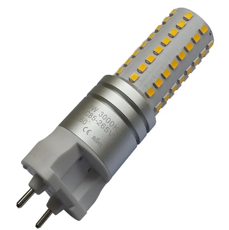 G12 СВЕТОДИОДНАЯ ЛАМПА 10 Вт Кукурузы Лампы AC85-265V Ультра-Яркий 2835SMD Теплый Белый