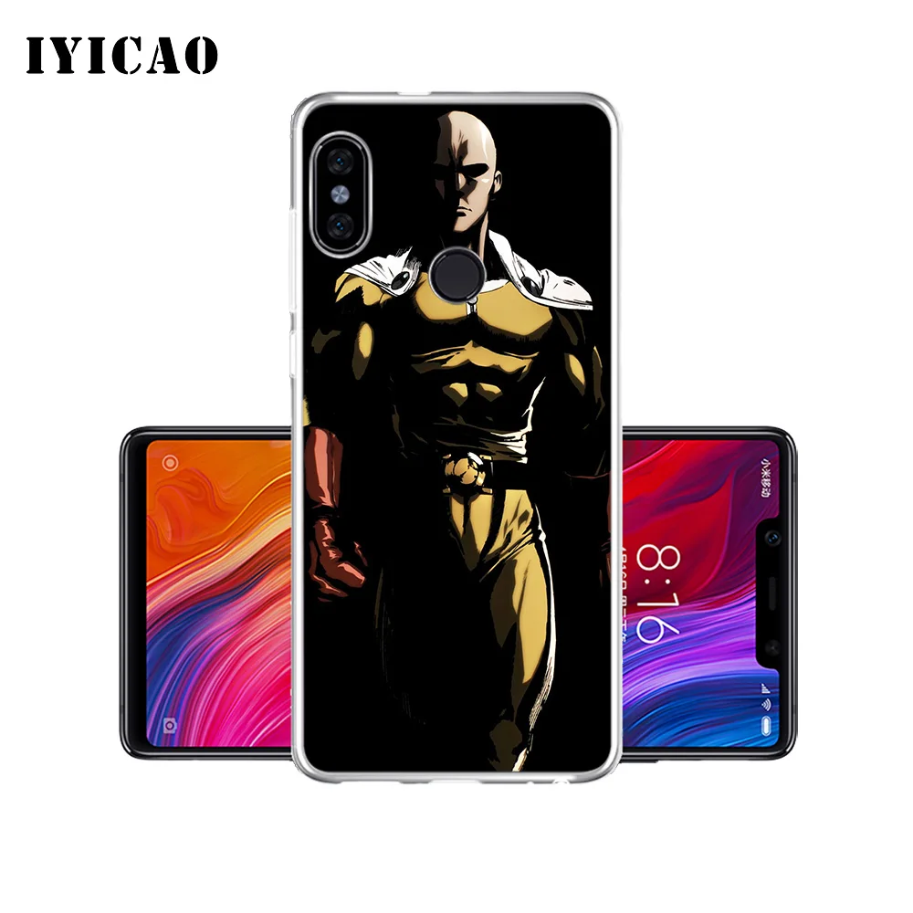 Мягкий силиконовый чехол для телефона IYICAO One Punch Man Saitama Xiaomi Mi 9 8 SE 6 A1 A2 Lite F1 MIX2S MIX3 TPU