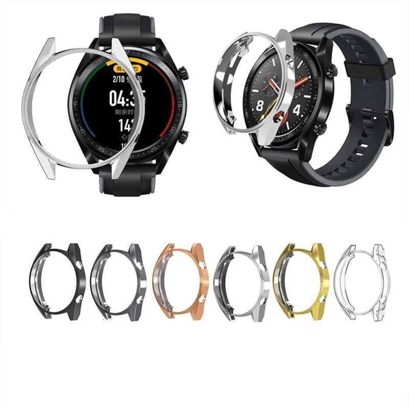 Huawei Watch GT чехол TPU Тонкий Смарт часы защитный для рамка умные