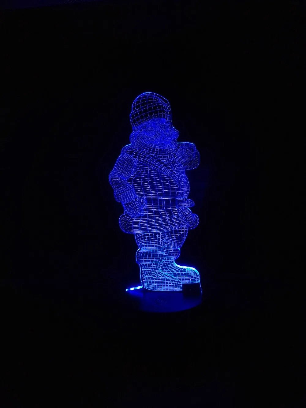 Новинка Рождественская декоративная лампа 3D LED ночник светильник USB настольная