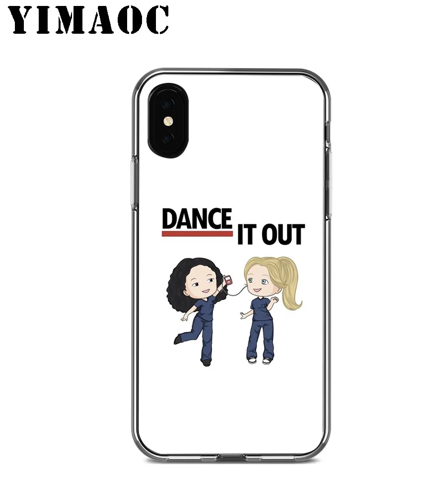 YIMAOC серый анатомический Мягкий силиконовый чехол для Apple Iphone 11 Pro Xr Xs Max X 10 8 Plus 7 6S 6