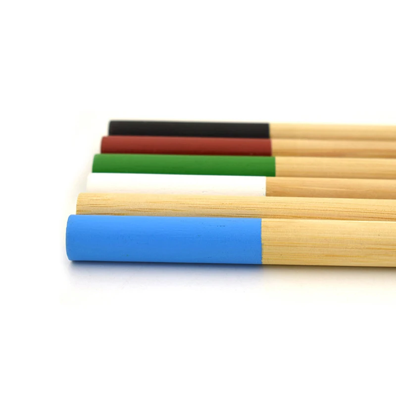 Зубная щетка из чистого бамбука натуральный зубной очиститель экологически