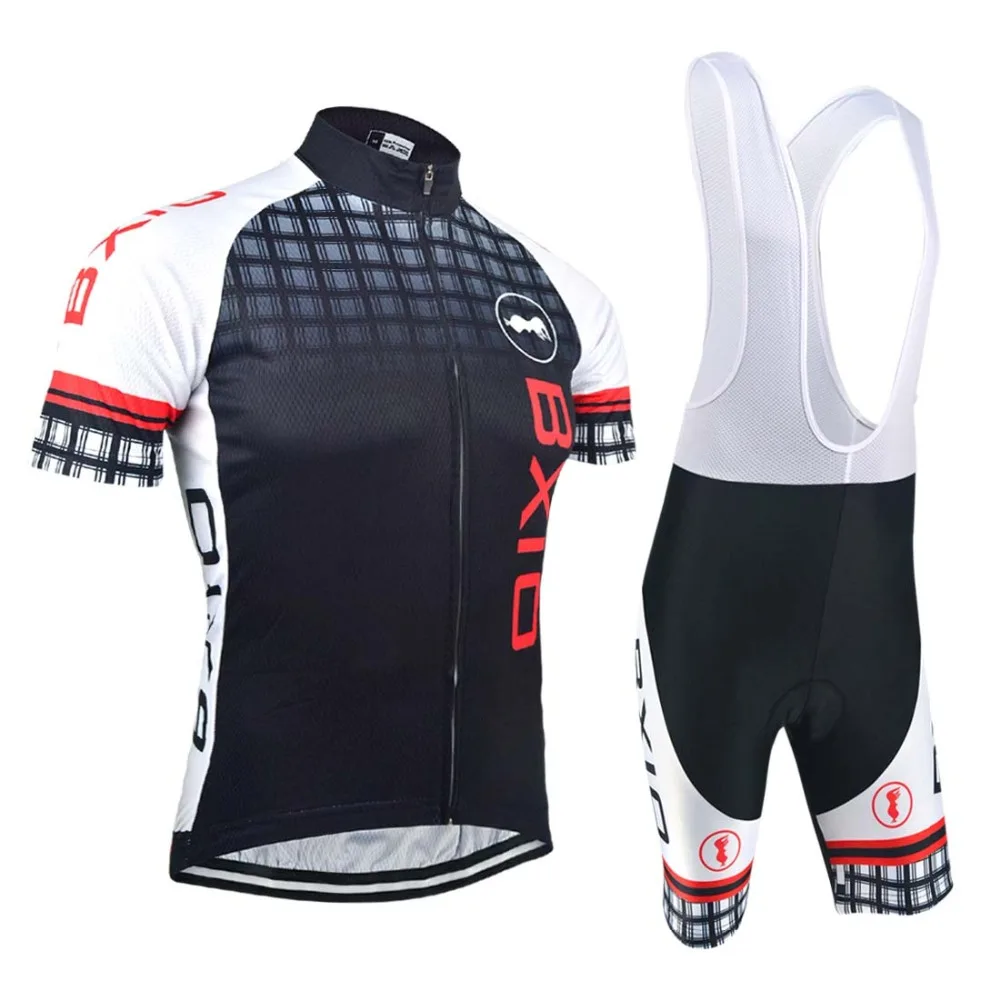 Bxio Велоспорт Наборы Колумбия открытый Для мужчин Цикл Майки Рубашка с короткими
