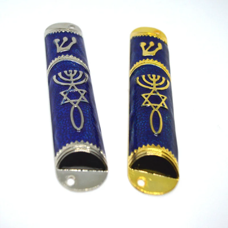 Чехол Mezuzah с изображением розы Mezuza сделано в Израиле пергамент Свиток|Ювелирная