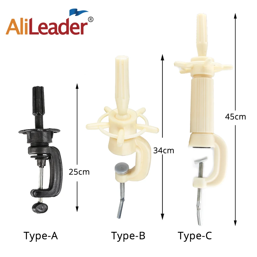 Alileader Black White Color Adjustable Mannequin Holder Wigs Stand For Head Hair Training Tools Free Shipping |