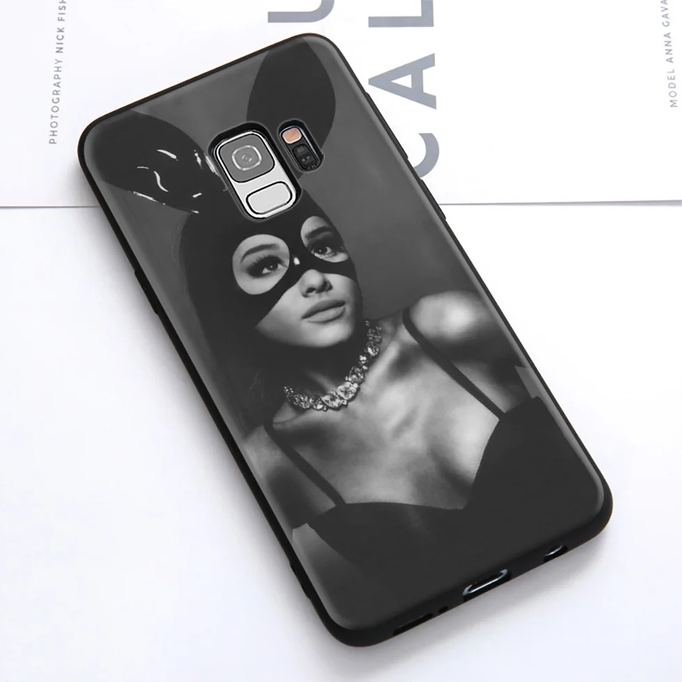 WEBBEDEPP Ariana Grande Soft Case for Samsung Galaxy S10 S10e S9 S8 Plus S7 S6 Edge &amp J6 2018 Note 10 9 8 |