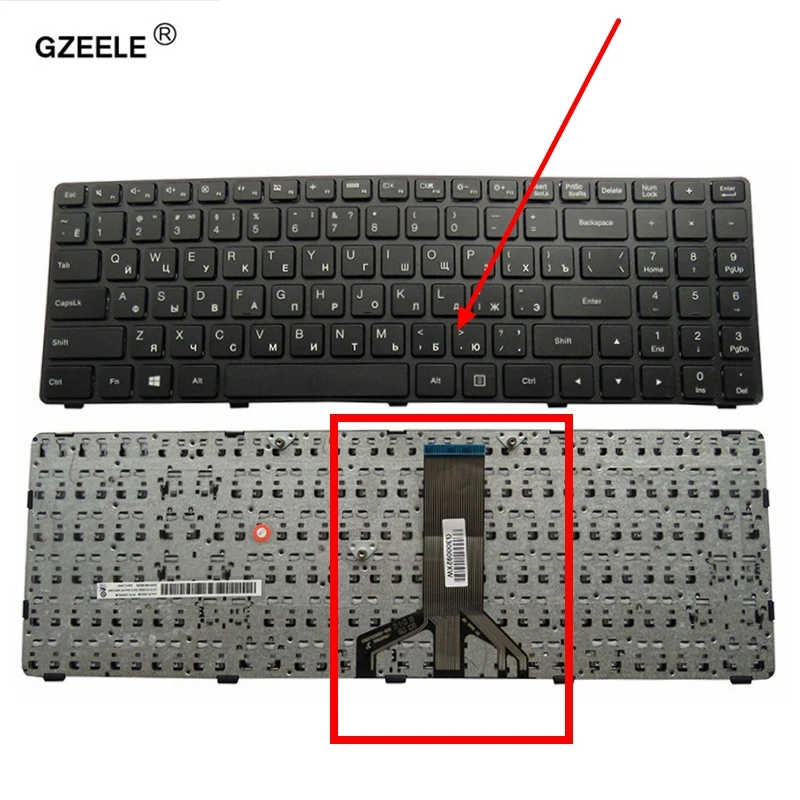 Русская клавиатура GZEELE для Lenovo 6385H RU NB 99 LB 00 PK1310E1A05 SN20J78592 5N20J30763 RU|Клавиатуры замены|