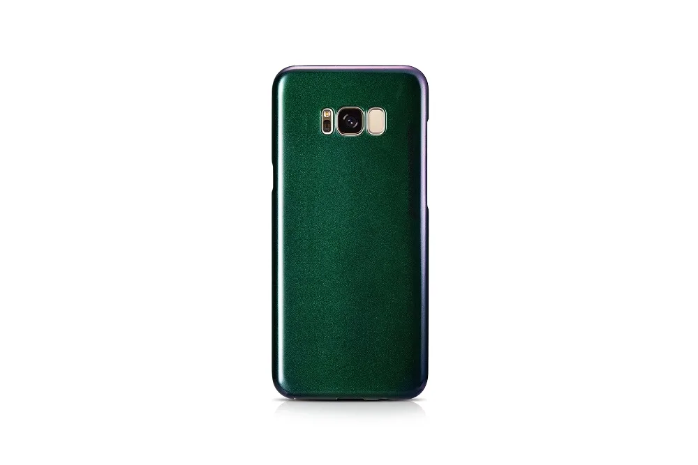 (Изумрудно зеленый) XOOMZ бренд для samsung Galaxy S8 чехол меняющий цвет ПК Жесткий Чехол