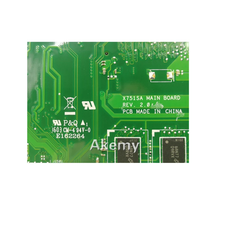 X751SA 4 ядра N3150 процессор Гб RAM материнская плата для ноутбука For Asus X751S X751SJ X751SV