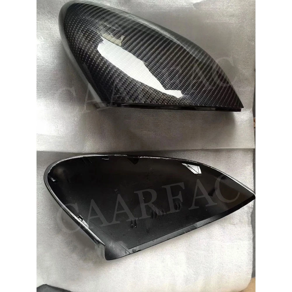 Сменные стильные чехлы для зеркал заднего вида из углеродного волокна Jaguar XE 2015 2018