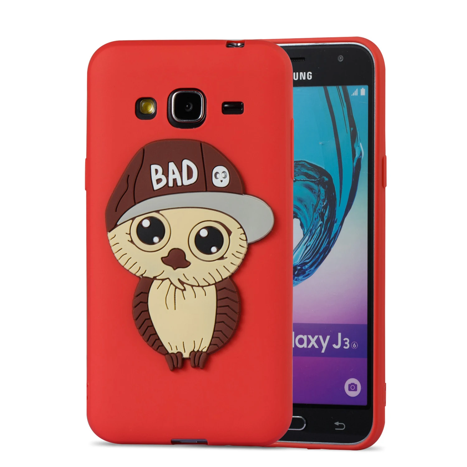 Сова pattern Защитный чехол для мобильных телефонов samsung J3 j310 Мужские модельные патч