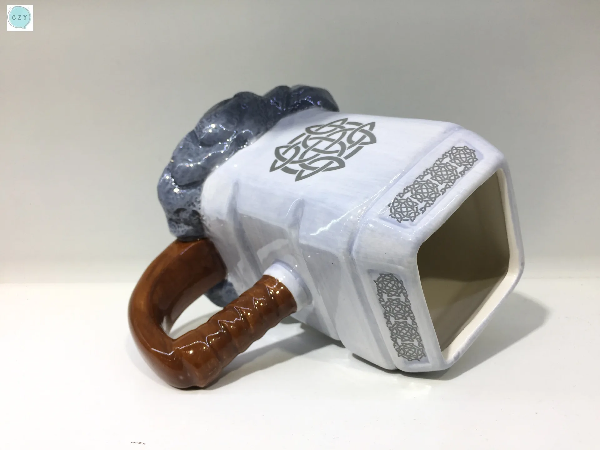 Марвел Тор Mjolnir Керамическая скульптура Ted кружка большая емкость анимация чашка