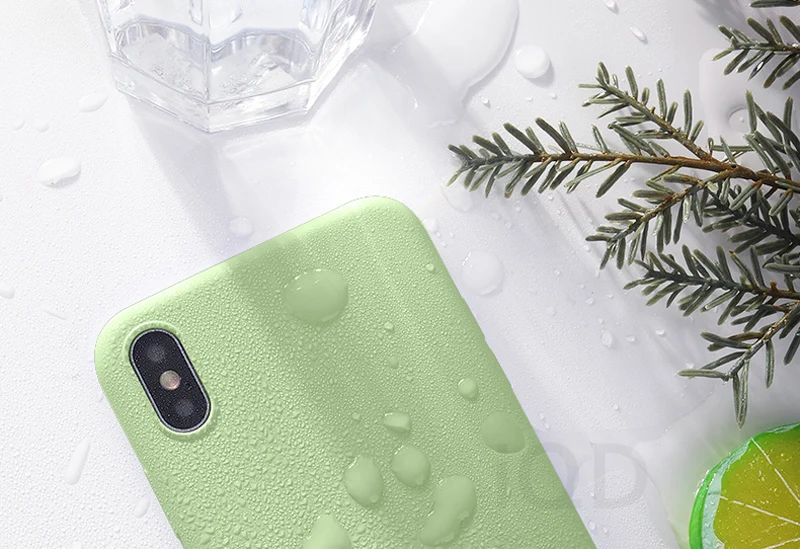 IQD для iphone Xr X Xs Max чехол мягкий жидкий силиконовый чехол микрофибра ткань Подушка для iphone 7 8 6 Plus чехол не царапается тонкий