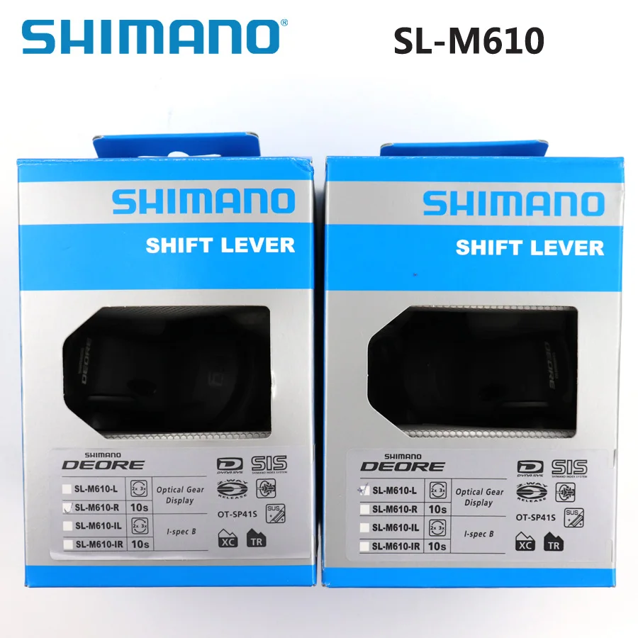 Shimano Deore SL-M610 2x10/3x10 скоростей Рычаг переключения передач набор тропа MTB Rapidfire плюс рычаг переключения детали горного велосипеда