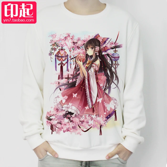 Худи TouHou Project для косплея аниме Hakurei Reimu plus бархатное осенне-зимнее пальто мужчин и