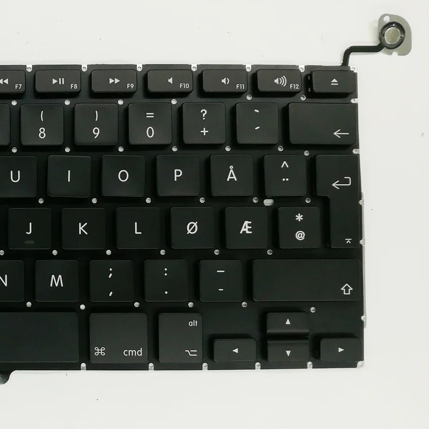 Клавиатура A1278 норвежская с подсветкой 13 дюймов 2009 2012 лет|keyboard for macbook pro|norwegian