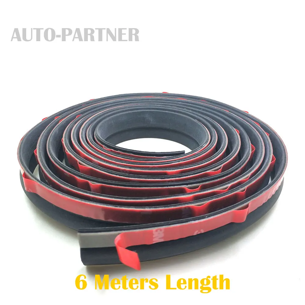 6 Meters Z type 3M adhesive car door rubber seal Sound Insulation noise insulation car door weatherstrip