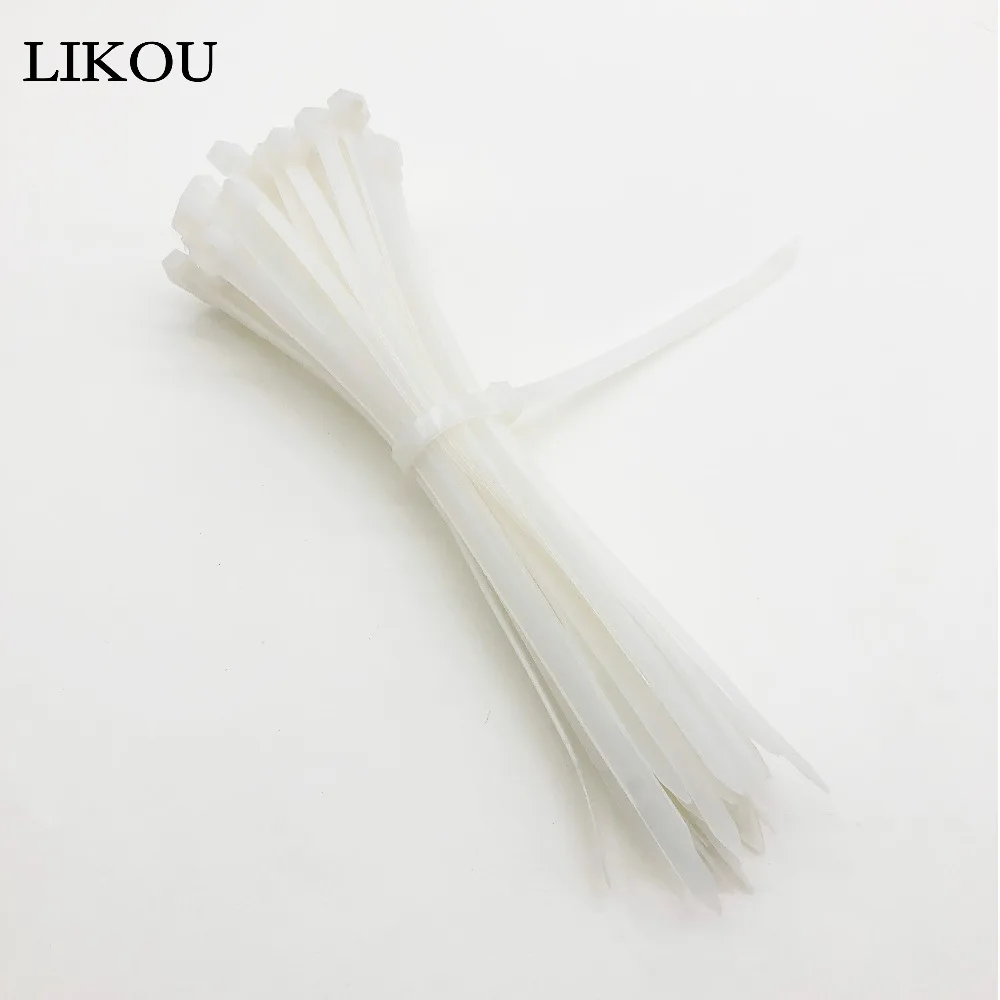 LIKOU нейлоновые кабельные стяжки 8x400 мм/450 мм/500 мм Оптовая продажа Пластиковые
