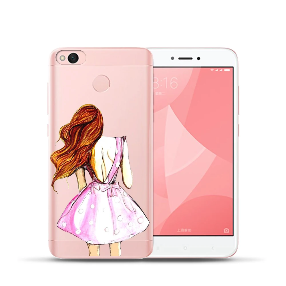 For Xiaomi Redmi 4X 5A 4 4A MiA1 Mi6 5X MI8 NOTE Summer fashion Girl Travel Soft Silicone Back Fundas Cover Coque |