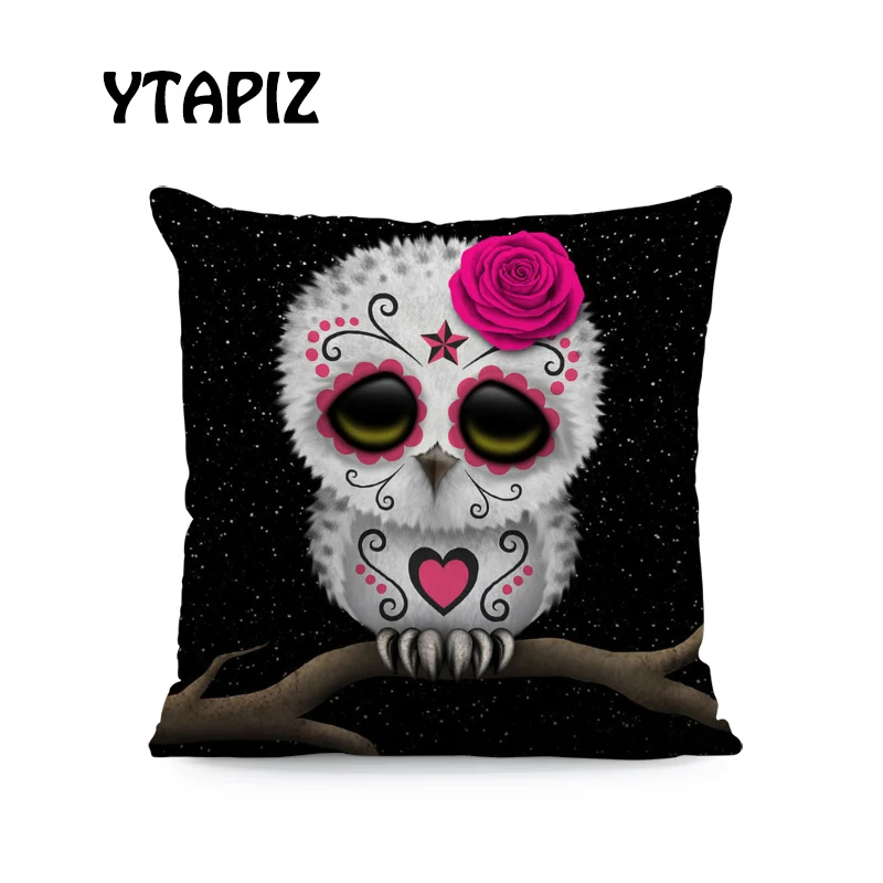 Персонализированные Сова красивой формы зеленый цветок пентаграмма линия глаз