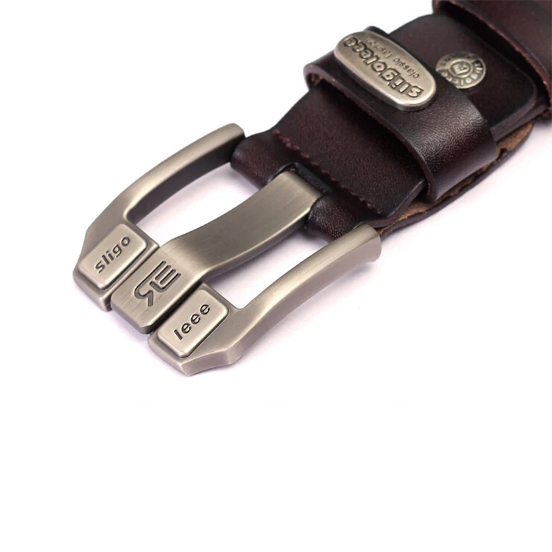 BISI GORO винтажный мужской ремень из коровьей кожи ceinture homme cuir настоящая широкая