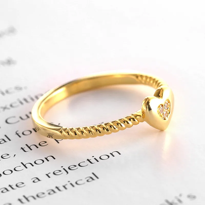 1 шт. подарок для вашего любимого европейской и американской моды Ins Wind K Gold Love бриллианты, чтобы отправить кольцо его подруги