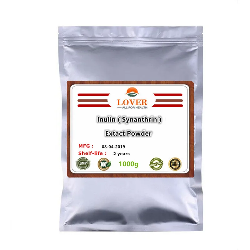 1000g 100-1000 г Супер продукт для похудения-инулин, экстракт синантрина порошок, натуральная фруктоза, фруктоолигосахарид порошок - Цвет: 1000g