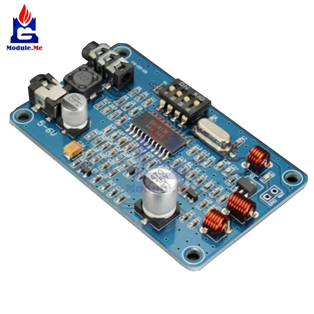BH1417 50Hz-15000Hz PLL fm-передатчик цифровой двухканальный стерео радиостанция фазовая Блокировка FM трансмиссор модуль 5-6 в