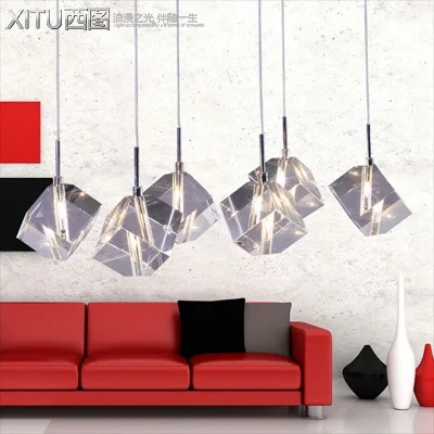 Hot Amoy brand minimalist pendant lamp lighting K9 crystal chandelier classic 899 6A|light inflatable|light weight electric scooterlight source |