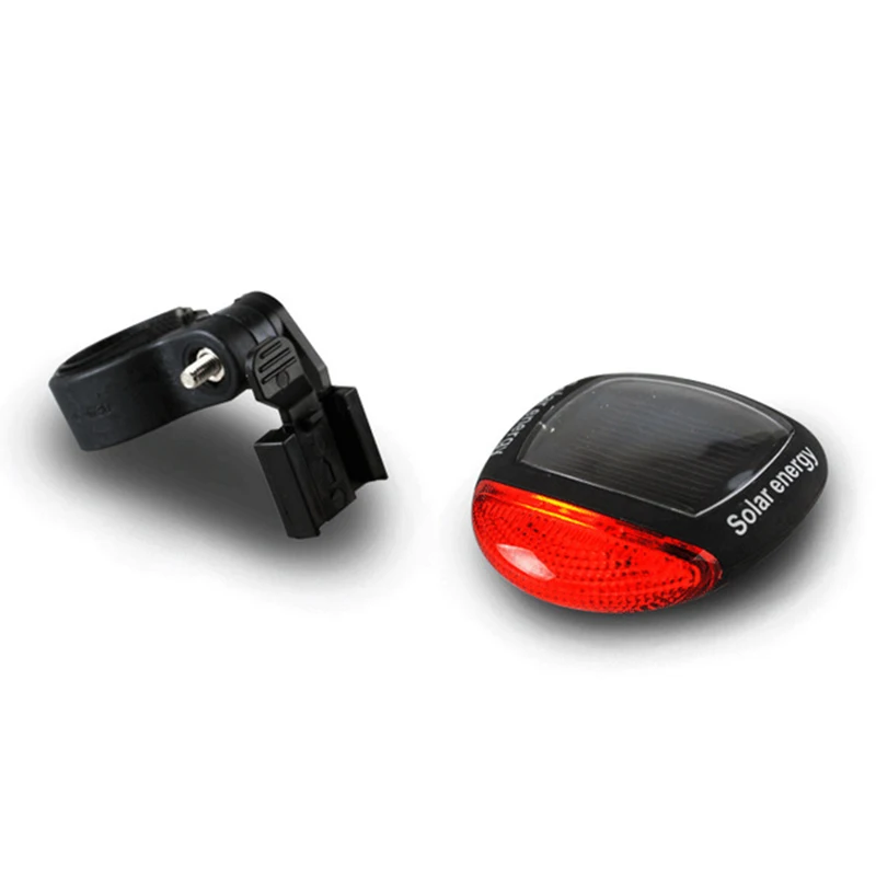 Солнечная энергия велосипед задний фонарь светодиодный светильник с зажимом SMN88