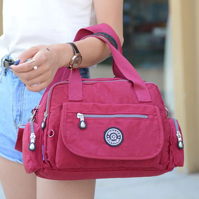 Ladies Fashion Bags 2022 High Quality Nylon Women Shoulder Handbags Fitness Bag Waterproof Female Travel Tote XA676WB |