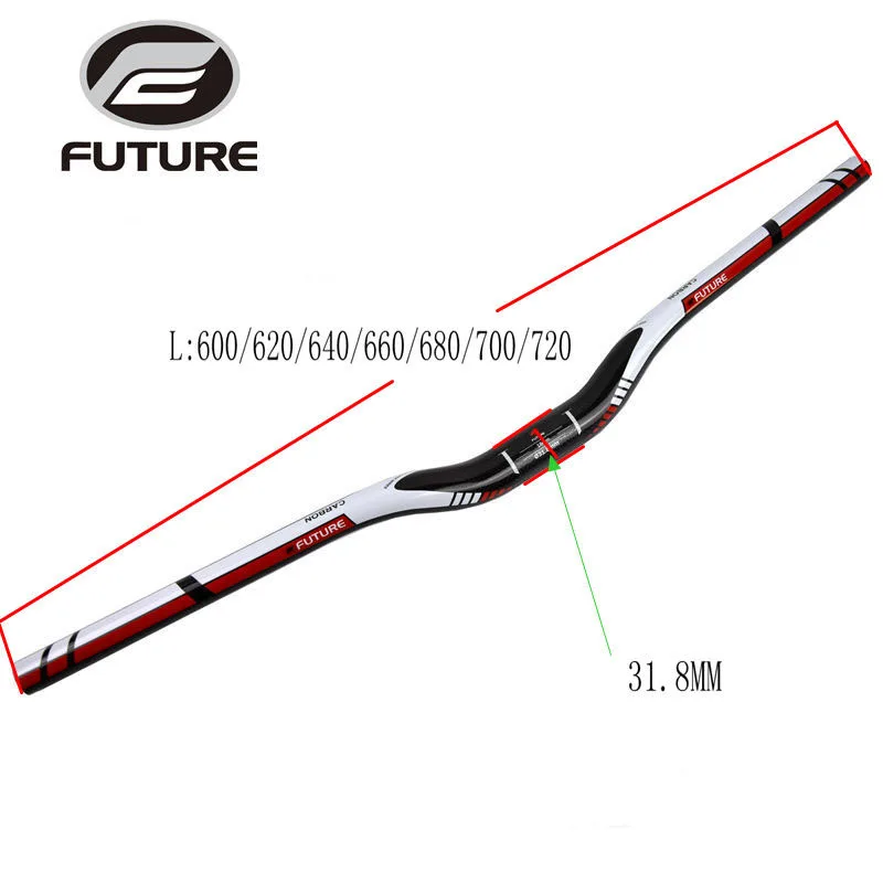 Руль для горного велосипеда из углеродного волокна 31 8 мм 3K|rise handlebar|bicycle handlebarcarbon
