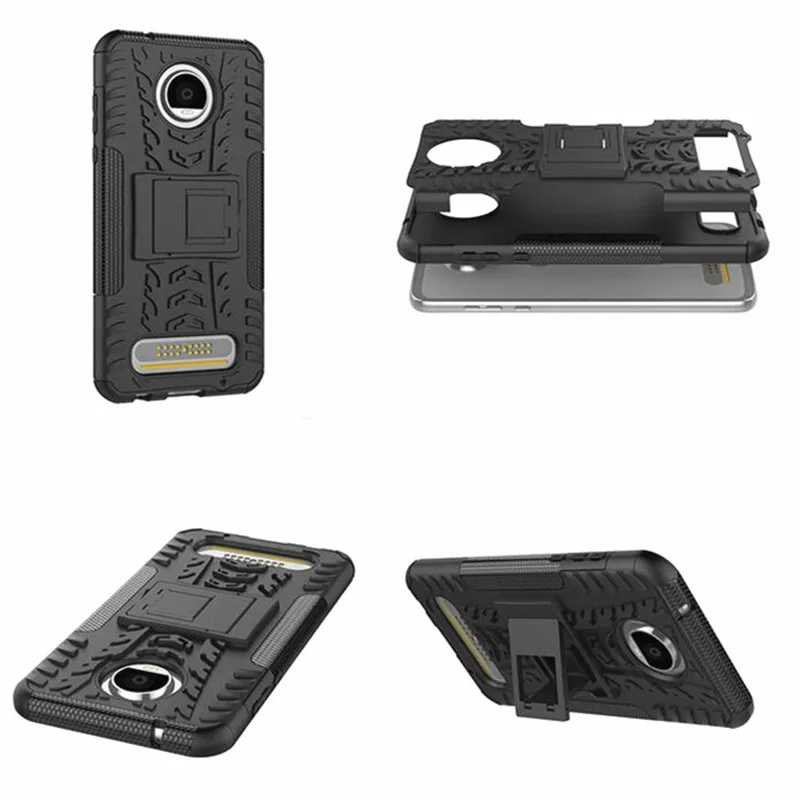 For Motorola Moto Z2 Play Case 5.5&quot Hybrid TPU Silicone + Hard Phone Protective Back Cover | Мобильные телефоны и