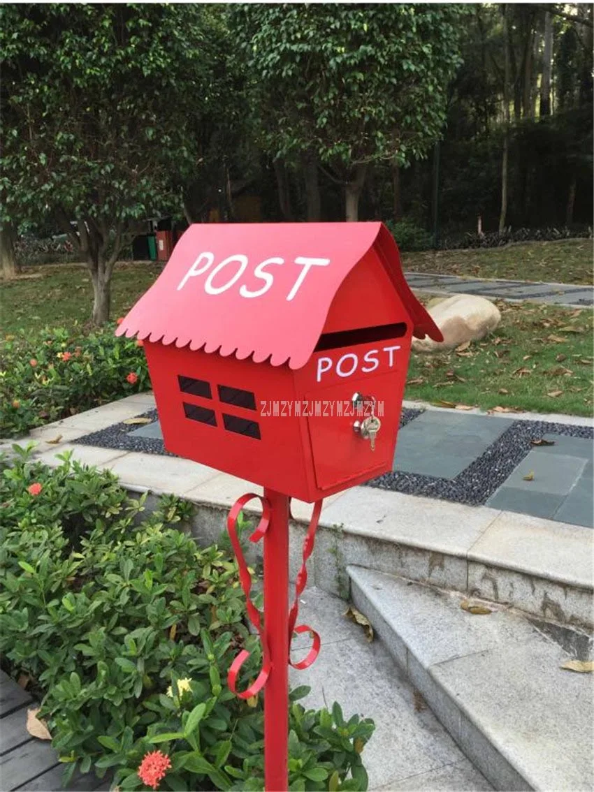 130 см сельская вилла безопасности стенд почтовый ящик газета Letterbox садовый парк почтовый ящик открытый почтовый ящик JHC-2113