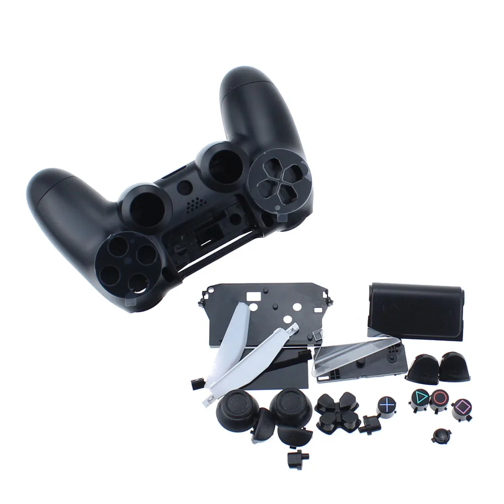 H TingDong сменный JDM-001 контроллер корпус и кнопки для Playstation 4 PS4 контроллер передняя крышка Передняя Задняя Оболочка Чехол - Цвет: H