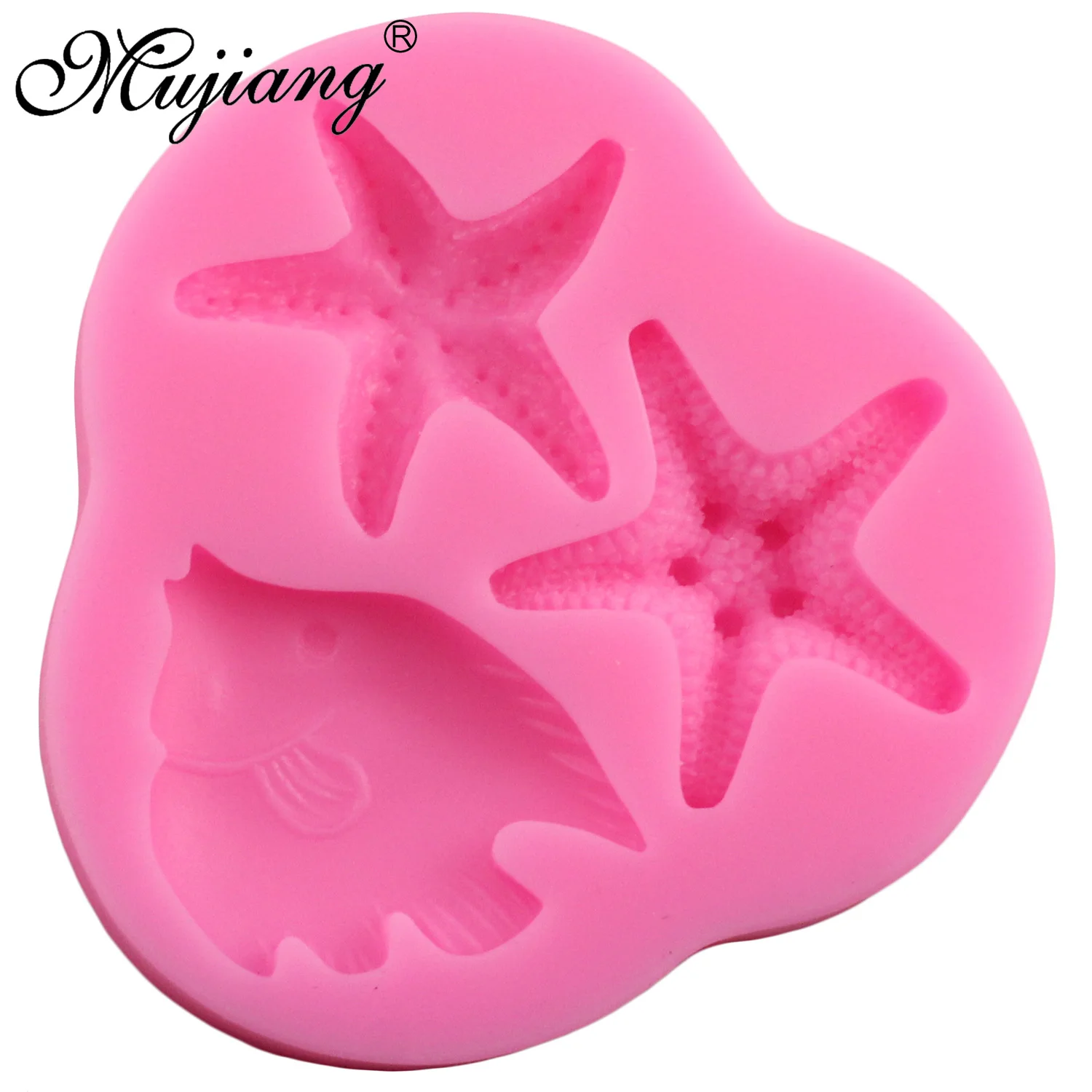 Mujiang Sea Shell силиконовые формы инструменты для украшения тортов из мастики DIY Чайка