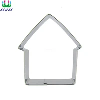 direct sellingshabby house shape cake decorating fondant cutters toolsarchitecture cake cookie biscuit baking molds