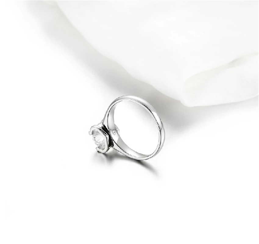 Ceremony Jewel 1Ct 6 5 мм Тест Положительный Moissanite бриллиантовое кольцо тест