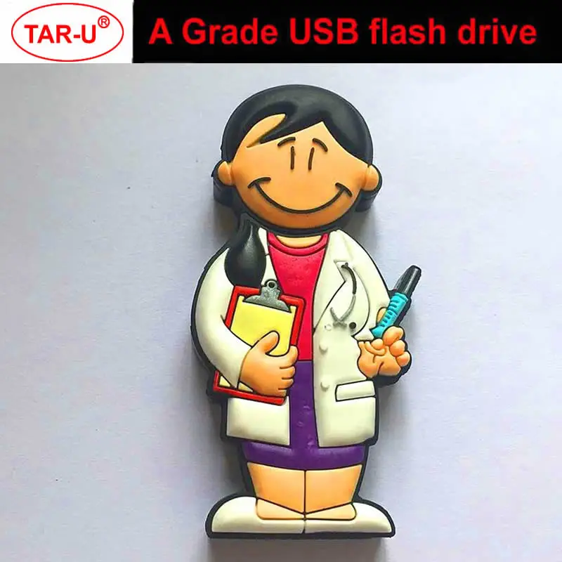 Красивое и привлекательное доктор девочка в виде медсестры USB3.0 флеш накопитель 64