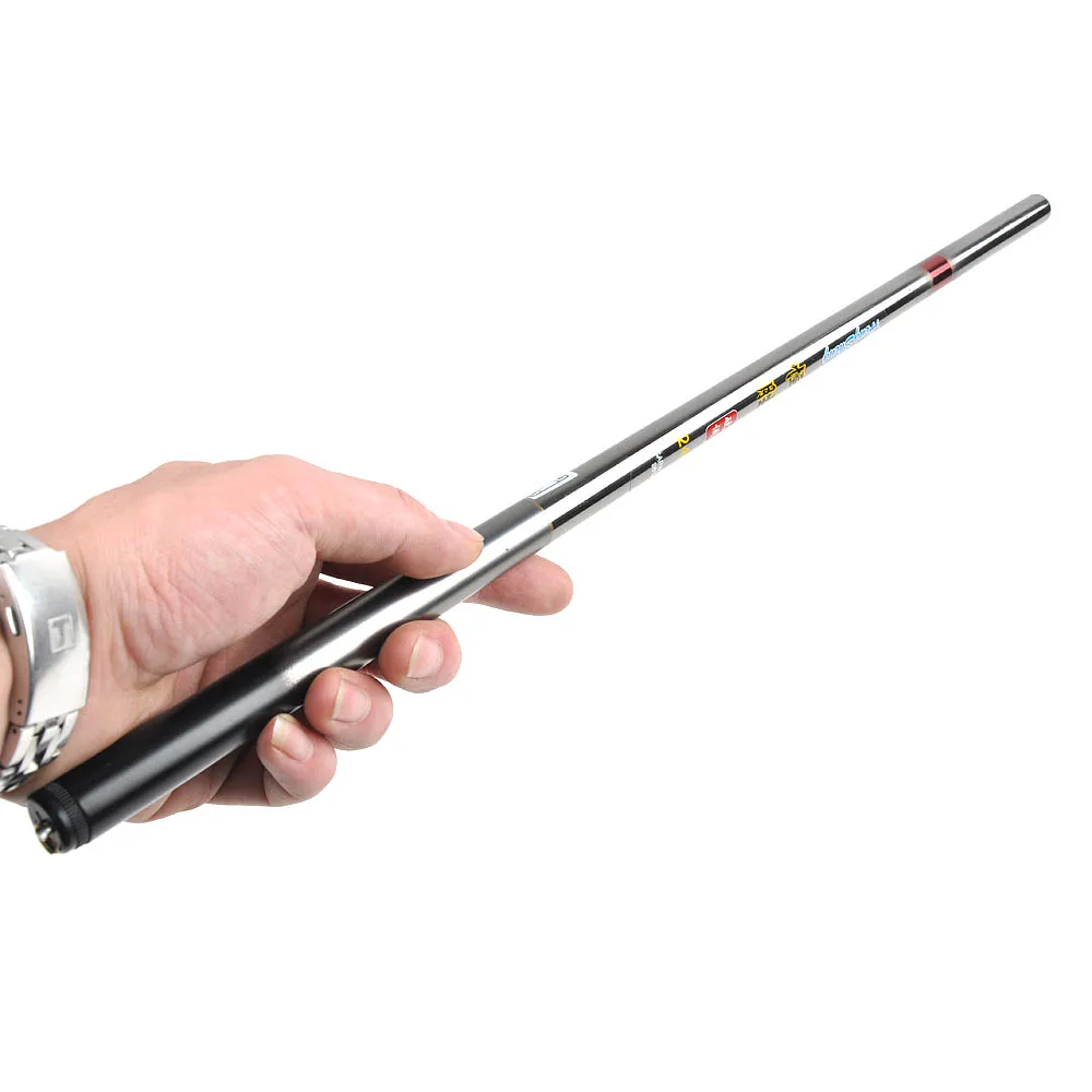 Портативная телескопическая удочка из углеродного волокна 1 8 5 4 м рыболовная