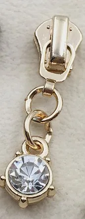 A style gold 5# пулер для металлической застежки-молнии Одежда Автоматическая блокировка сумки для одежды DIY Украшение на молнии Снежинка молния слайдер кулон аксессуары P073 - Цвет: A style gold