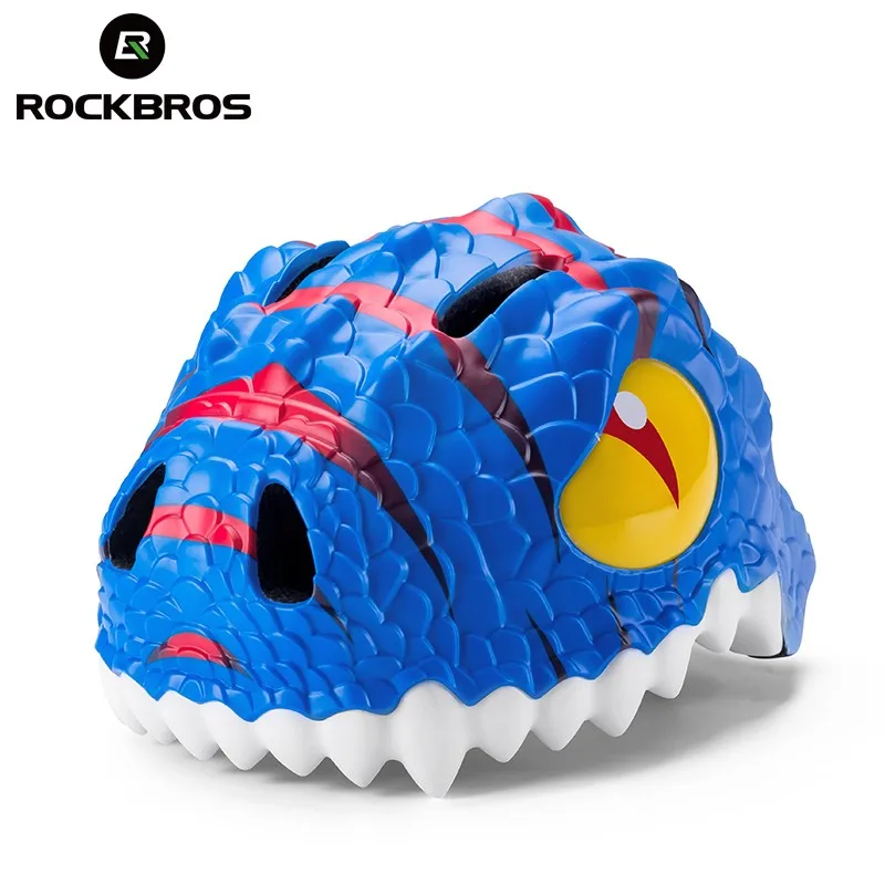 ROCKBROS детский шлем с изображением животных из мультфильма велосипедный
