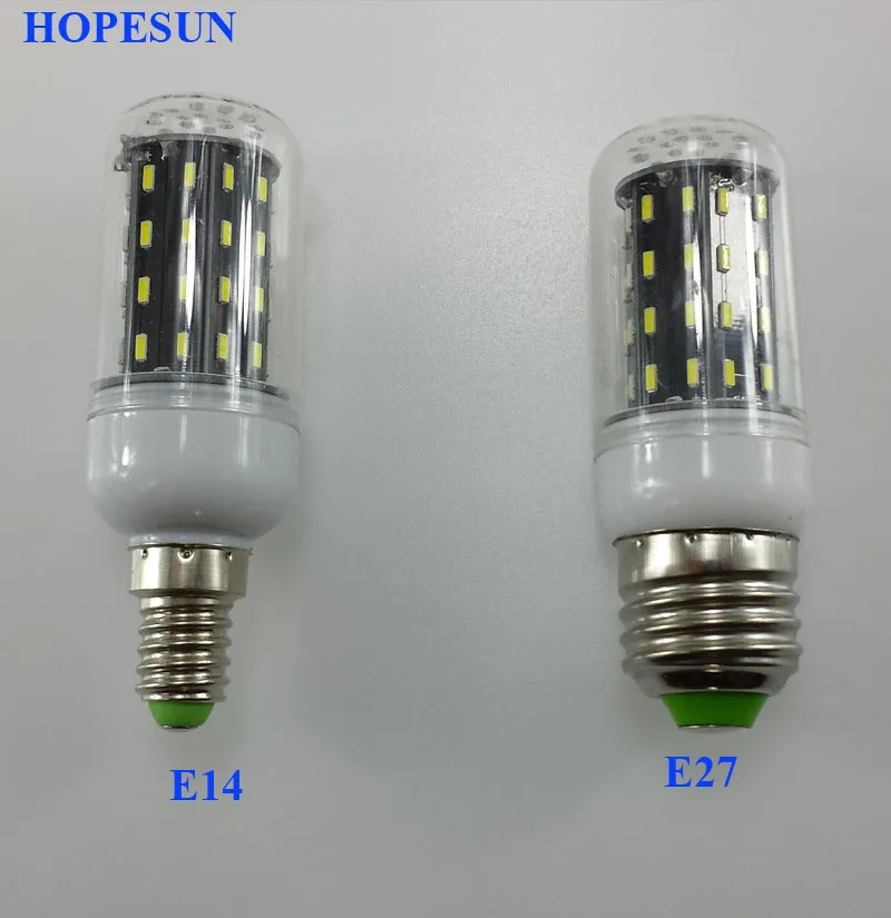 E14 & E27 110V SMD 4014 36 светодиодный 56 72 96 Светодиодный 138 Bombillas светильник прожектор