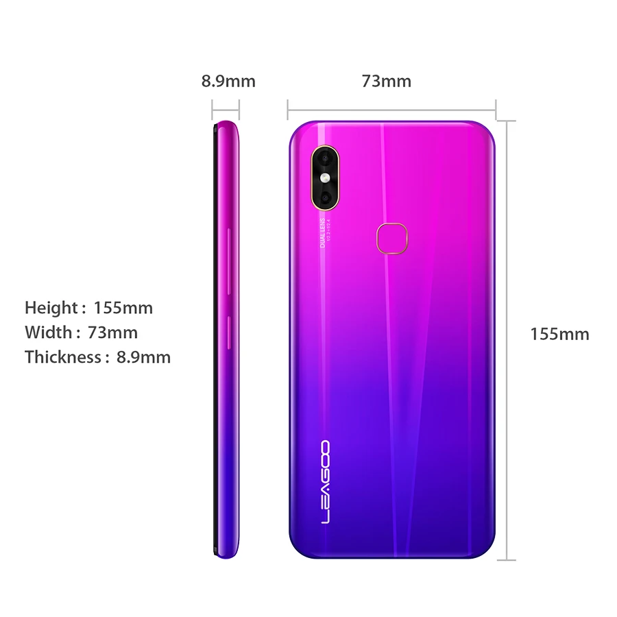 LEAGOO M13 смартфон с 5 дюймовым дисплеем четырёхъядерным процессором MT6761 ОЗУ 4 Гб ПЗУ